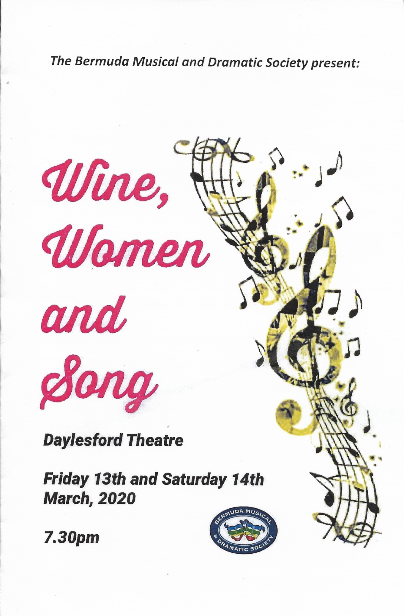 Wine, Women and Song – Spring Concert 2020